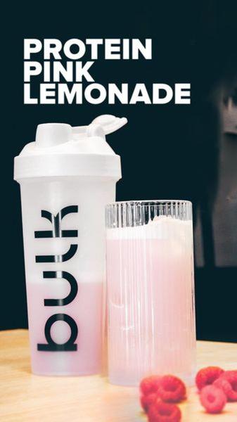 protein powder, protein supplement, fitness supplement, workout powder, nutrition powder, protein shake, sports nutrition, product launch, lifestyle, fresh, pink, neutral